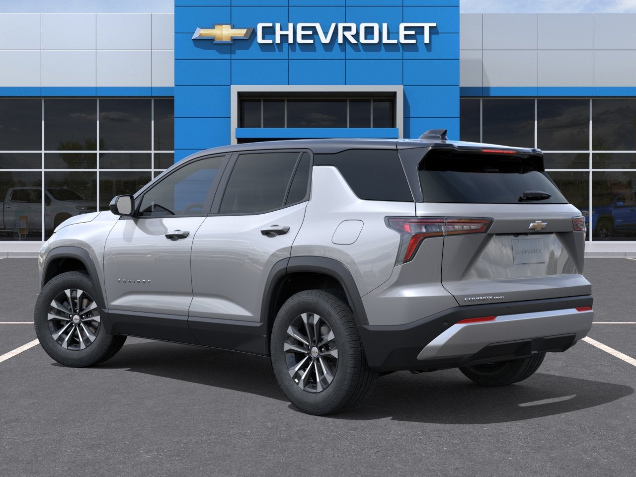 2027 Chevrolet Equinox — rear three-quarter view